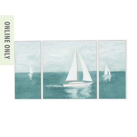 Sail+Framed+Canvas+Set+of+3