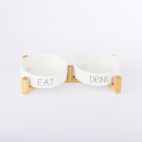 Pet-Bowls-on-Bamboo-Stand on sale