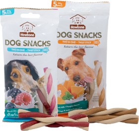 Howbone+Dog+Snacks+Two+in+One+Twist+Stick+80g