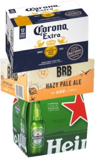 Corona-Extra-12-x-330mL-Cans-BRB-Range-12-x-330mL-Cans-or-Heineken-12-x-330mL-Bottles on sale