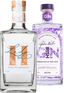 Lady+H+Artisan+New+Zealand+Gin+or+Graham+Norton+Gin+Range+700mL