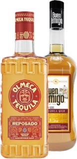 Olmeca+Reposado+700mL+or+Buen+Amigo+Tequila+Gold+or+Silver+750mL