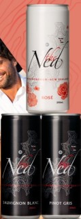 NEW+The+Ned+Rose+Cans+250mL%2C+The+Ned+Sauvignon+Blanc+Cans+250mL+or+The+Ned+Pinot+Gris+Cans+250mL