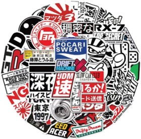 NEW+Sticker+JDM+50+Pack