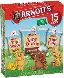 Arnott%26rsquo%3Bs+Tiny+Teddies+Variety+375g+15+Pack