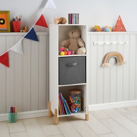 Kids+Home+Tall+3+Cube+1+Basket