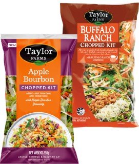 Taylor-Farm-Apple-Bourbon-Salad-Kit-350g-or-Taylor-Farm-Chopped-Salad-Kit-Buffalo-Ranch-350g on sale