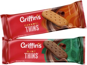 Griffins-Thins-180g on sale
