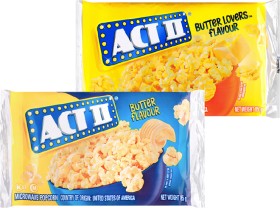 Act-II-Microwave-Popcorn-85g on sale