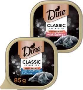 Dine-Single-Cat-Food-Tray-85g on sale