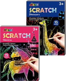 Avenir+Scratch+Art+Mini+Book+Assorted