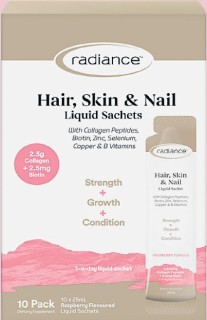 RADIANCE+Hair+Skin+%26amp%3B+Nails+Liquid+Sachets+10+Pack