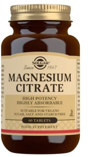 Solgar+Magnesium+Citrate+Tablets+60s