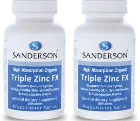 Sanderson+Triple+Zinc+FX+100+Tablets
