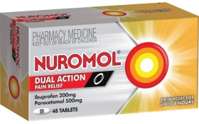 Nuromol-Dual-Action-Pain-Relief-48-Tablets on sale