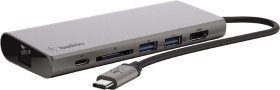 Belkin+USB-C+Multimedia+Hub+SP+Gry