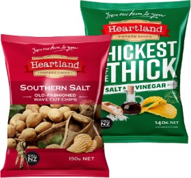 Heartland-Potato-Chips-or-Thickest-Chips-140-150g on sale