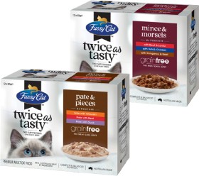 Fussy-Cat-Wet-Cat-Food-Pouches-12-Pack on sale