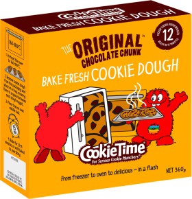 NEW+Cookie+Time+Bake+Fresh+Cookie+Dough+360g