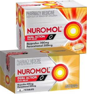 Nuromol-Tablets-72s-or-Nuromol-Liquid-Capsules-60s on sale