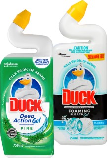 Duck+Deep+Action+Gel+or+Foaming+Bleach+Gel+Toilet+Cleaner+750ml