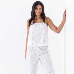 Gracious+Living+100%25+Cotton+Embroidered+Pyjama+Set