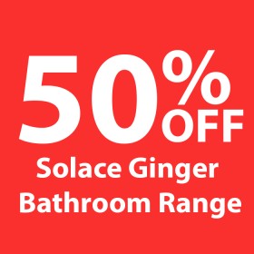 50%25+off+Solace+Ginger+Bathroom+Range