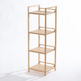 Solace+Ginger+4+Tier+Bamboo+Shelf