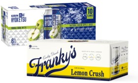 Kirin-Hyoketsu-Range-6-Frankys-Lemon-Crush-or-Cola-Lime-6-10-x-330mL-Cans on sale