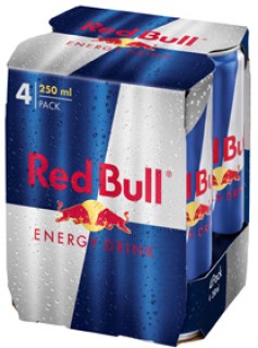 Red+Bull+or+Sugar+Free+4+x+250mL+Cans