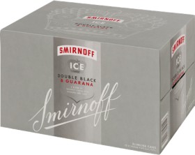 Smirnoff-Ice-Double-Black-Guarana-7-12-x-250mL-Cans on sale