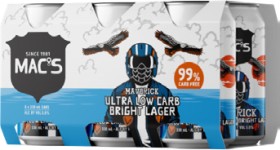 NEW+Mac%26rsquo%3Bs+Range+6+x+330mL+Cans%2FBottles