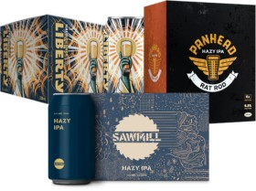 Liberty+Brewing+Halo+Pilsner+6+x+330mL+Cans%2C+Panhead+Rat+Rod+Hazy+IPA+or+Rolling+Stones+Nayslayer+Pacific+India+Pale+Ale