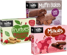 Tasti-Milkies-Muffin-Bakes-or-Fruitsies-200-240g on sale