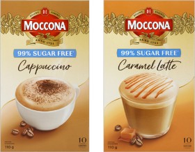 NEW+Moccona+99%25+Sugar+Free+Coffee+Sachets+10+Pack