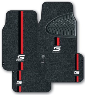 Supercars+Carpet+Floor+Mats