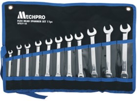 Mechpro+Flex+Head+Ratcheting+Spanner+Set+11+Piece