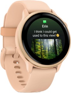 Garmin-VivoActive-6-GPS-Smartwatch-Metallic-Pink-DawnPink-Dawn-Band on sale