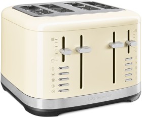 KitchenAid+4+Slice+Toaster%2C+Almond+Cream