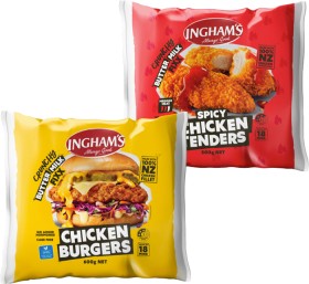 Ingham%26rsquo%3Bs+Crunchy+Fixx+Burgers+or+Tenders+500-600g