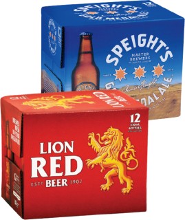 Lion+Red%2C+Speight%26rsquo%3Bs+Gold+Medal+Ale+or+Waikato+Draught+Bottles+or+Cans+12+Pack