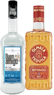 Olmeca+Reposado+700mL%2C+Buen+Amigo+Tequila+Silver+or+Gold+750mL