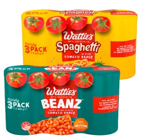 Wattie%26rsquo%3Bs+Baked+Beanz+or+Spaghetti+Handy+Pack+3x420g
