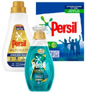 Persil+Laundry+Powder+2kg%2C+Persil+Ultimate+Laundry+Liquid+1L+or+Persil+Quick+Wash+1.18L