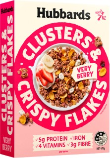 NEW+Hubbards+Clusters+%26amp%3B+Crispy+Flakes+Very+Berry+475g