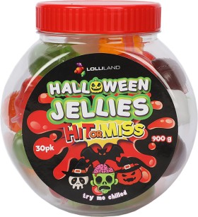 Lolliland-Halloween-Jellies-Hit-or-Miss-900g-30-Pack on sale