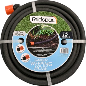 Feldspar+Weeping+Soaker+Hose+Black+15mx12.5mm