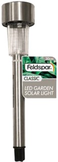 NEW+LED+Garden+Solar+Silver+Light+30cm