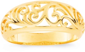 9ct-Filigree-Dome-Ring on sale