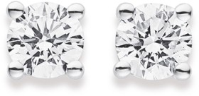 10ct+White+Gold+Alora+Lab+Grown+Diamond+4+Claw+Studs